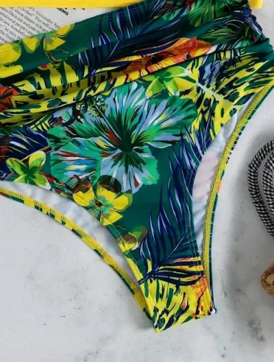 Vestido de baño para dama diseño floral