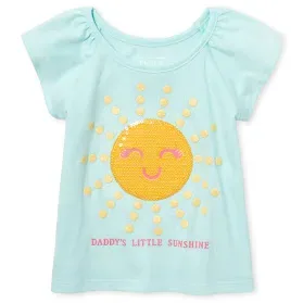 Camiseta The Children Place para niña color celeste