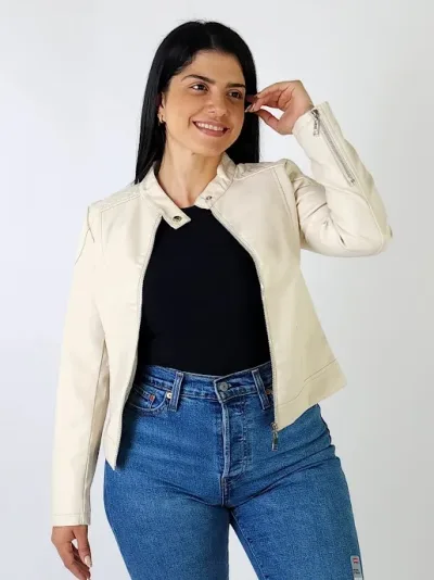 Jacket Salvaje para dama color beige