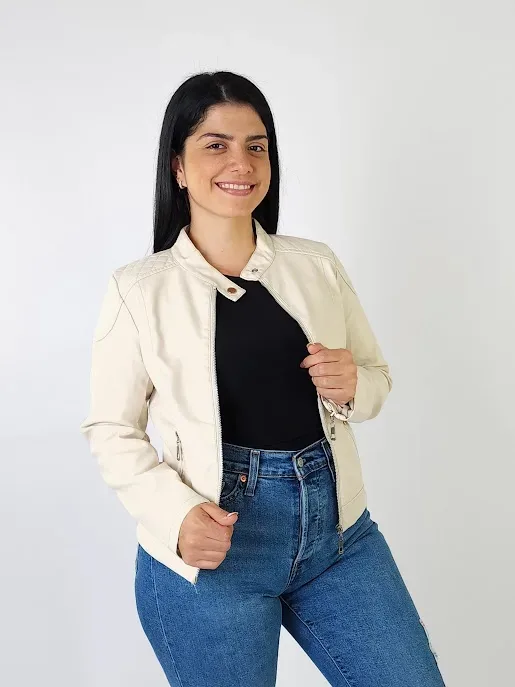 Jacket Salvaje para dama color beige