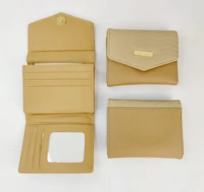 Cartera para dama color beige oscuro