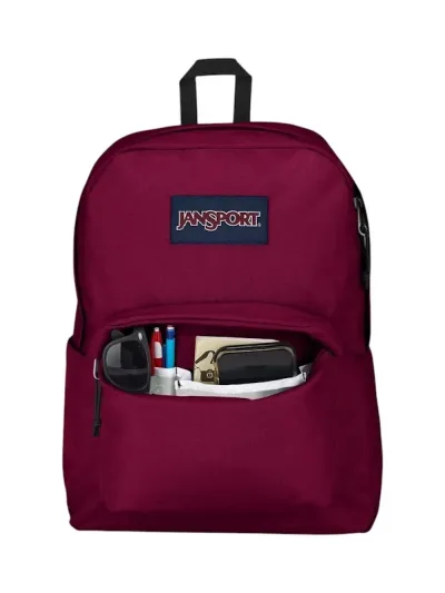 Mochila Jansport Superbreak JS0A4QUT04S COLOR VINO