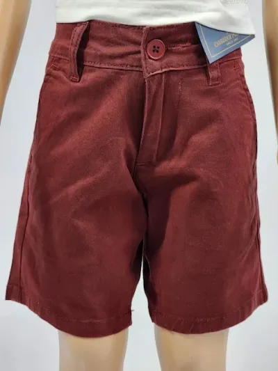 Short Cambridge Polo Club para niño color vino