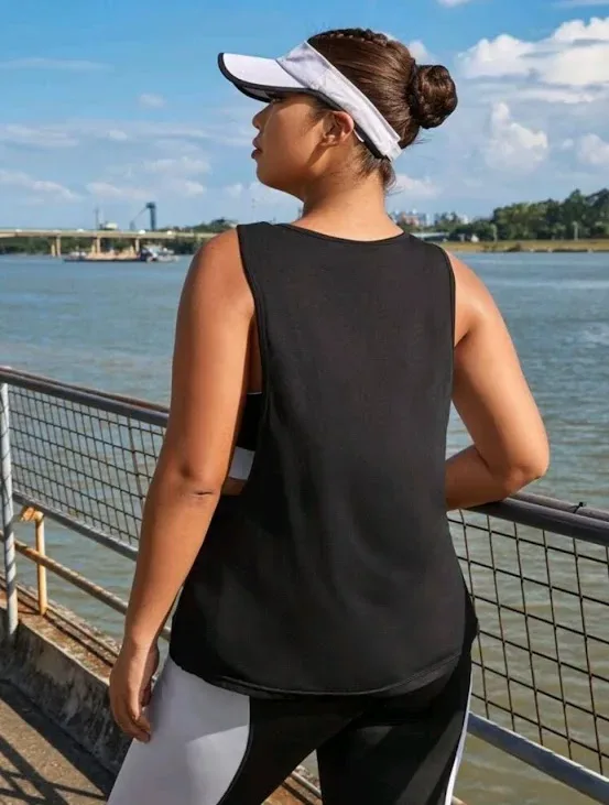 Blusa deportiva para dama color negro