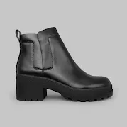 Botines para Dama CORAL MILAN BLACK GLOSS