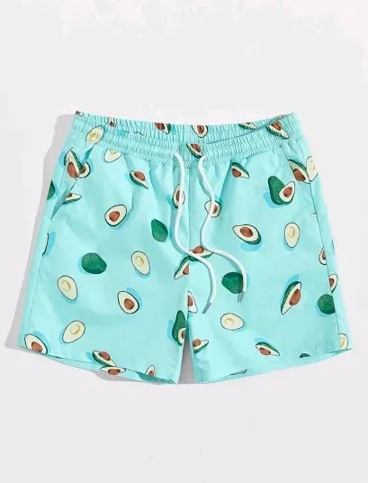 Short para caballero color verde menta