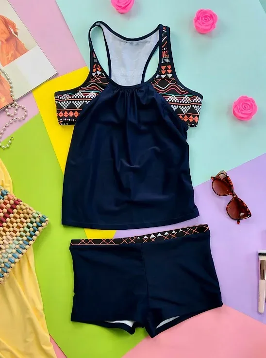 Vestido de baño para daam color azul