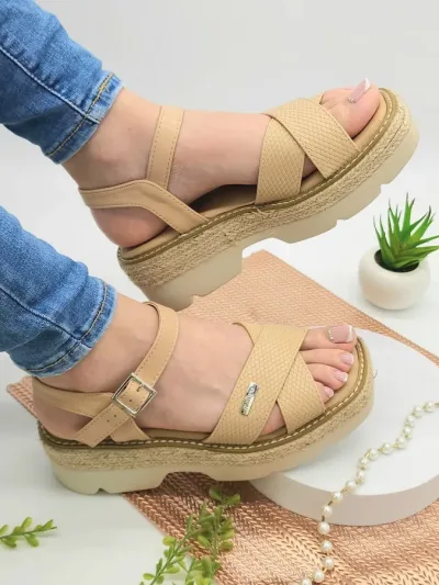 Sandalias para dama Karla Sand Pu
