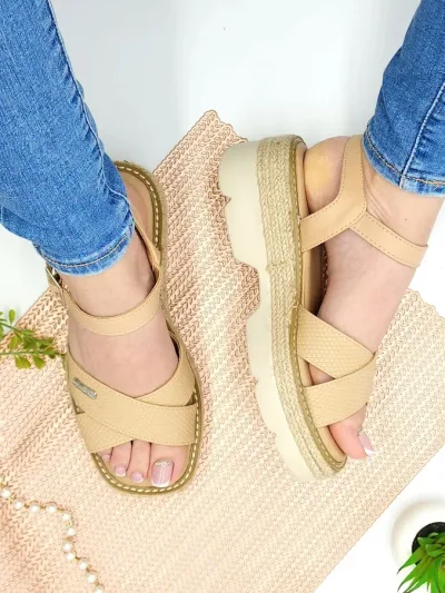 Sandalias para dama Karla Sand Pu