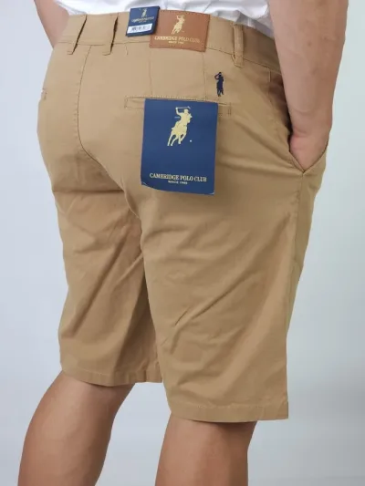 Short Cambridge Polo Club para caballero color café CSHCA-0135