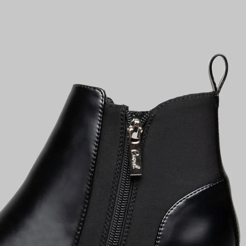 Botines Coral para dama negro BARCELONA BLACK GLOSS