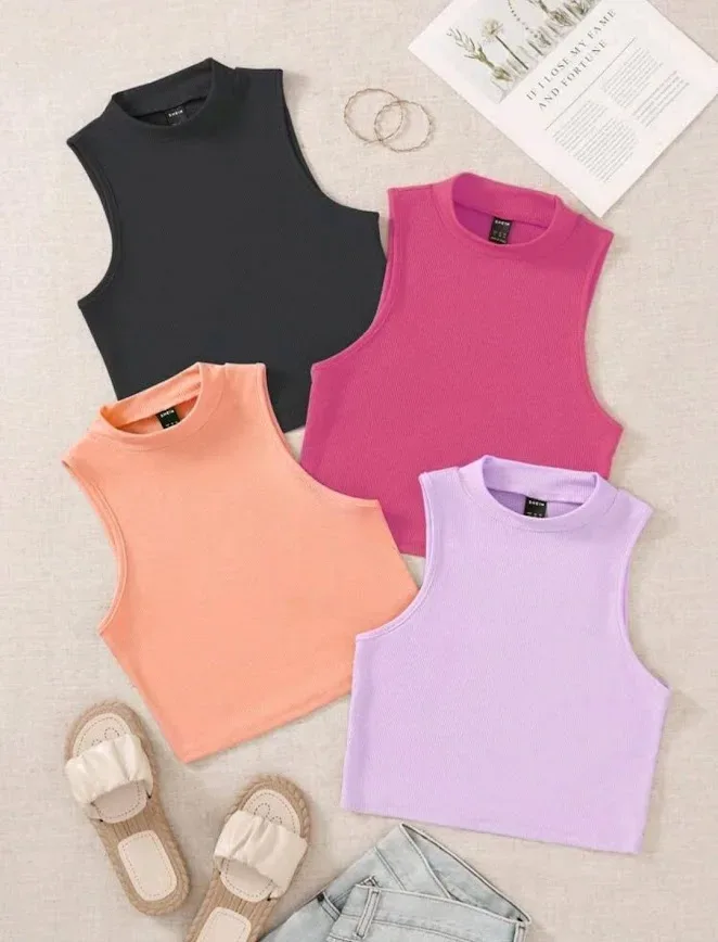 Set de 4 blusas multicolor
