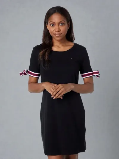 Vestido Tommy Hilfiger para dama A4LA1594 BLK COLOR NEGRO