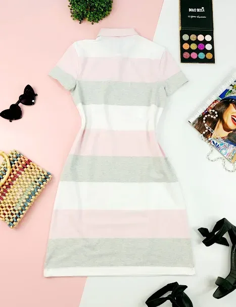 Vestido Tommy hilfiger para dama diseño a rayas