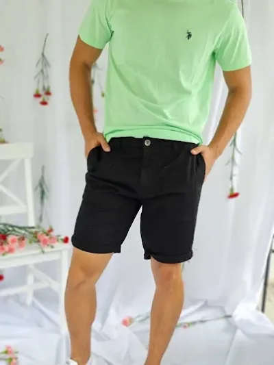 Short Indigo para caballero color negro