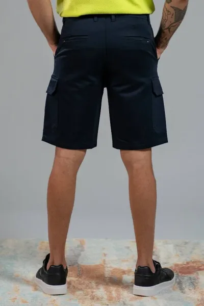 Bermuda cargo Estivaneli para caballero color azul