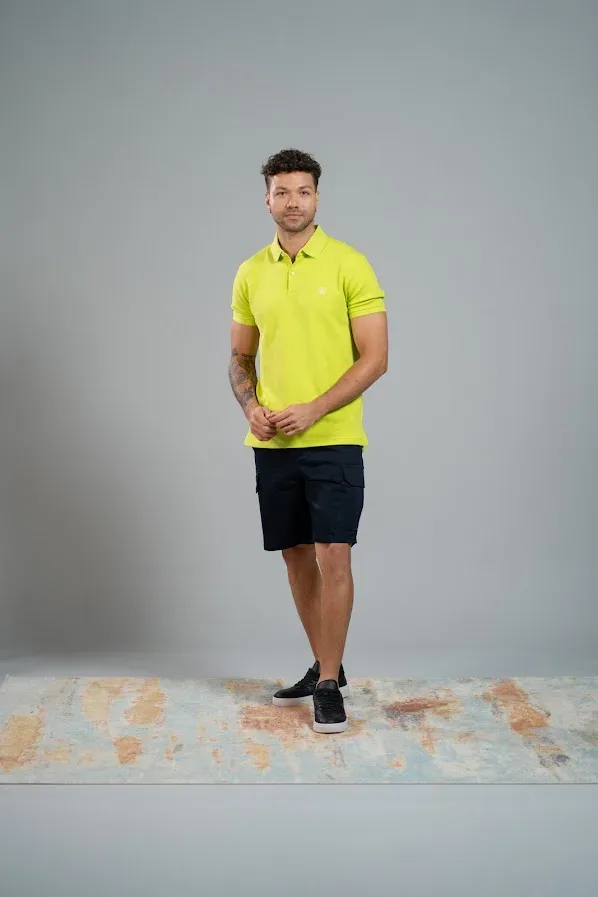 Bermuda cargo Estivaneli para caballero color azul