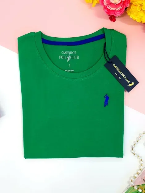 Camiseta Polo cambrige para dama color verde