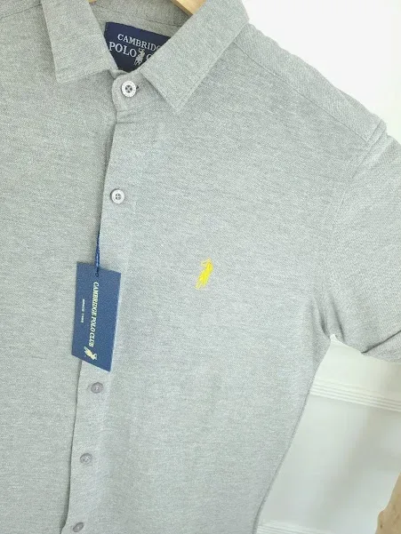 Camiseta POLO CAMBRIDGE para caballero color Gris.
