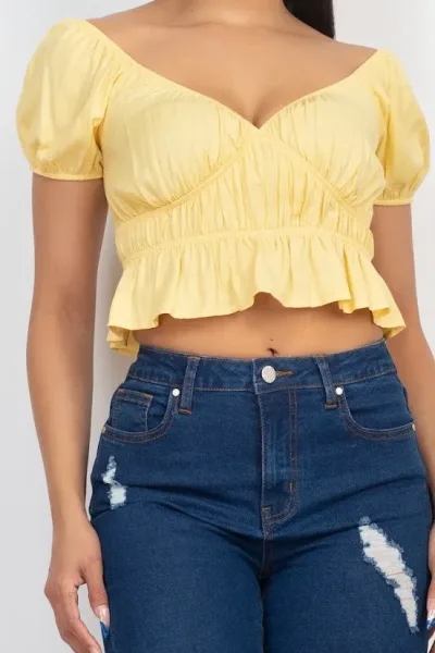 Blusa para Dama color amarillo