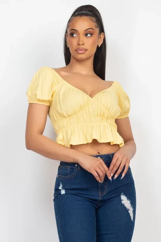 Blusa para Dama color amarillo