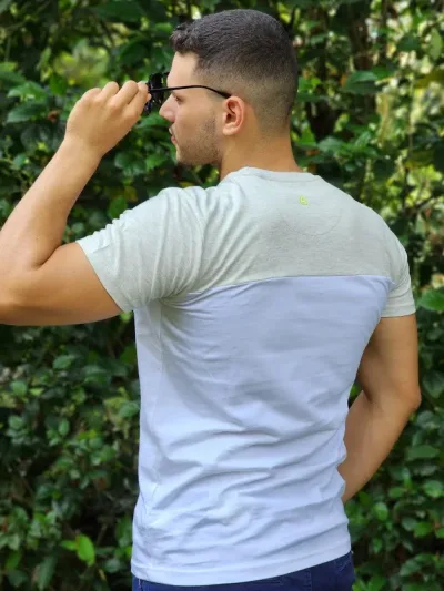 Camiseta Hummer para caballero grisáceo