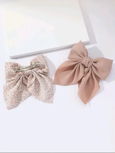 Set de prensa de cabello para dama diseño de lazo multicolor