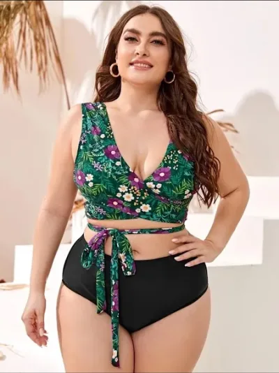 Vestido de baño para dama dos piezas