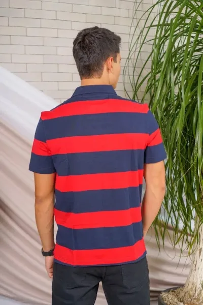 Camiseta Náutica para caballero a rayas