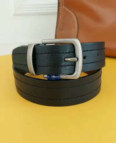 Faja Aeropostale para caballero reversible café y negro