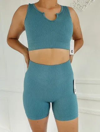 Conjunto deportivo para dama color Azul