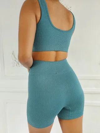 Conjunto deportivo para dama color Azul