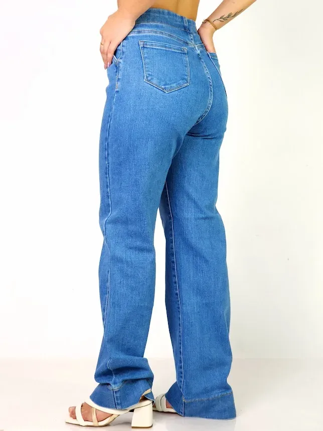Jeans para dama color azul