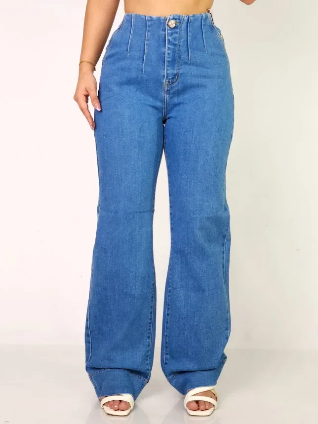 Jeans para dama color azul