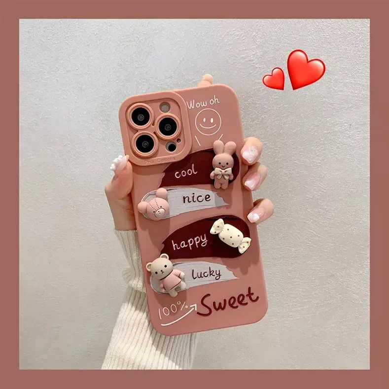 Funda para celular con diseño 3D