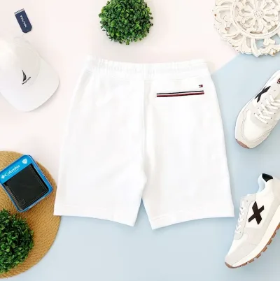 Short Tommy Hilfiger para caballero color blanco