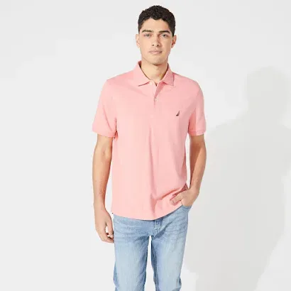 Camiseta Naútica Clssic Fit para caballero color rosa