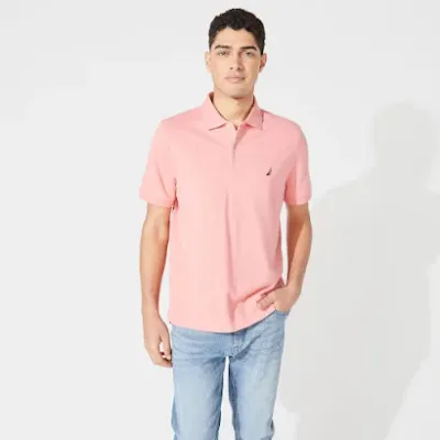 Camiseta Naútica Clssic Fit para caballero color rosa