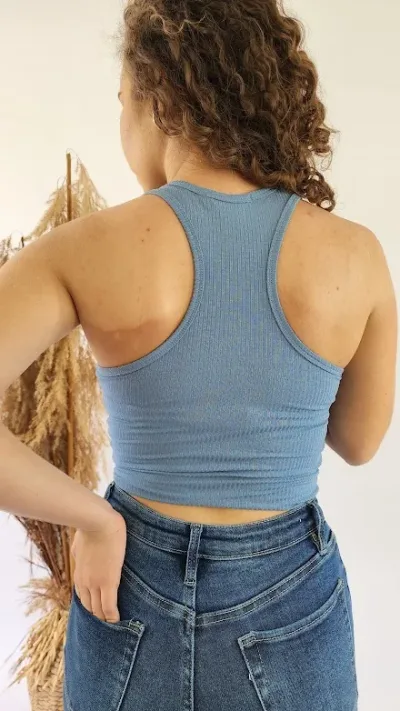 Blusa para dama color celeste
