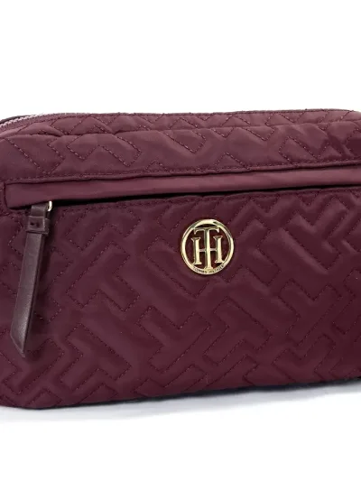 Bolso Tommy Hilfiger para dama color vino oscuro
