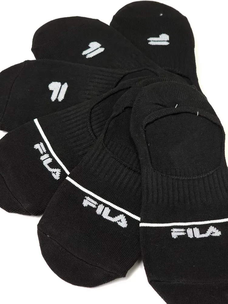 Set 6 pares de medias Fila para caballero color negro