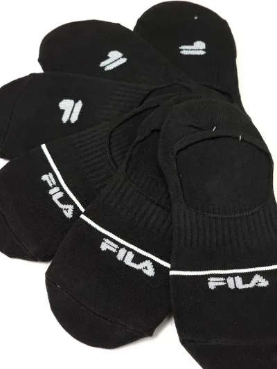 Set 6 pares de medias Fila para caballero color negro