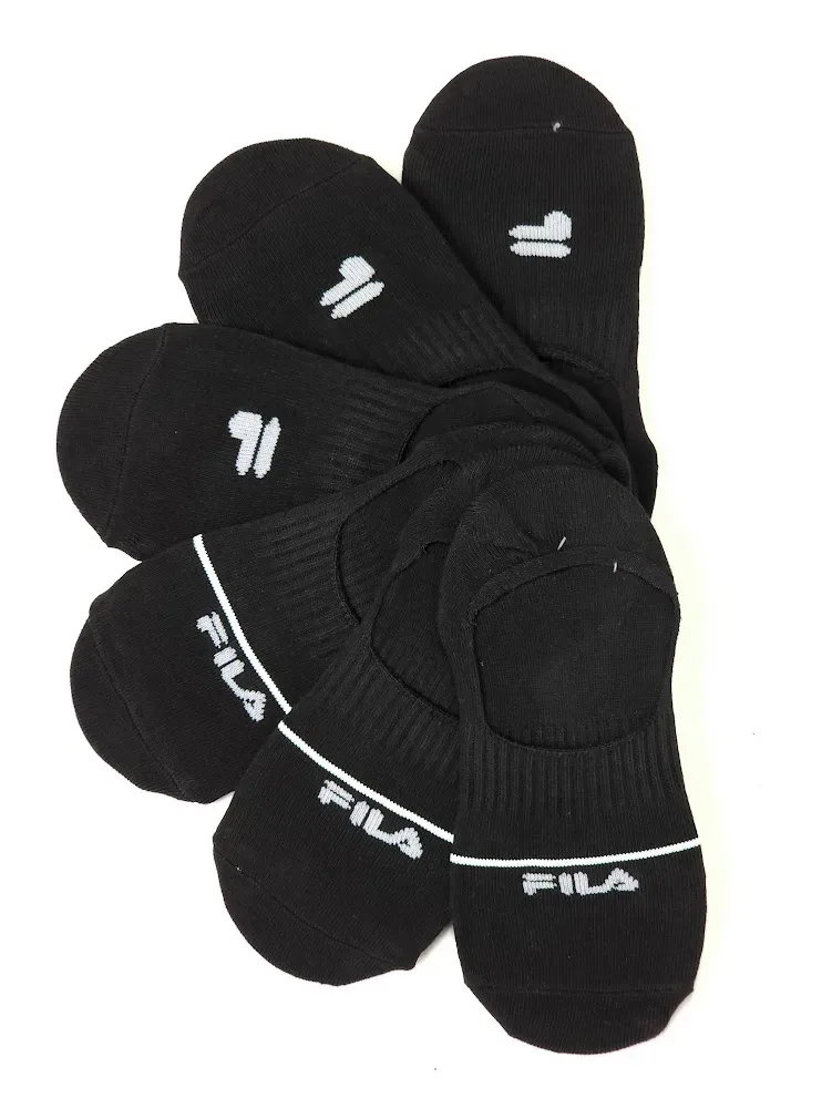 Set 6 pares de medias Fila para caballero color negro