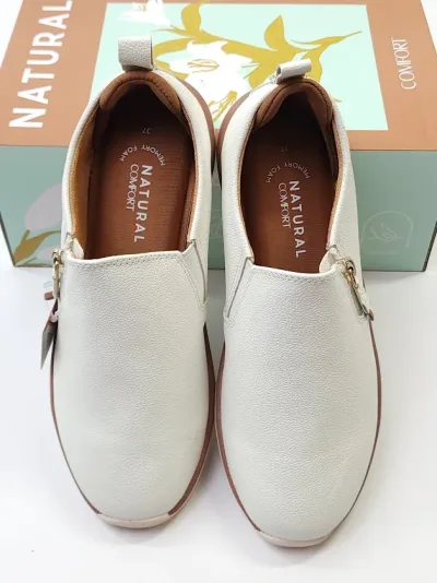 zapatos Natural COLLINS WHITE/SAND para Dama