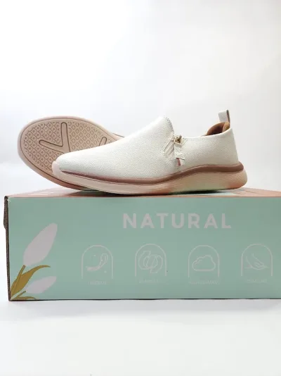 zapatos Natural COLLINS WHITE/SAND para Dama
