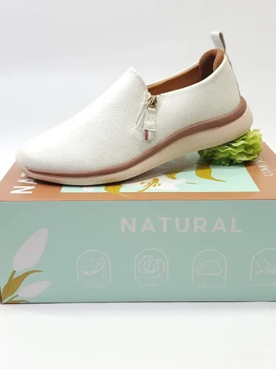 zapatos Natural COLLINS WHITE/SAND para Dama