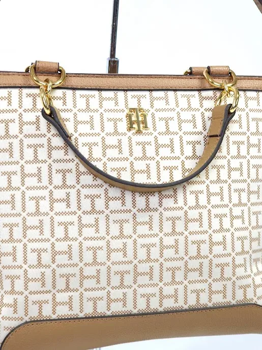 Bolso Tommy Hilfiger para dama color beige