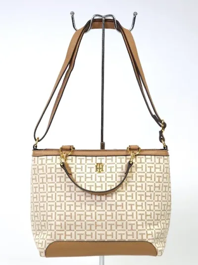 Bolso Tommy Hilfiger para dama color beige