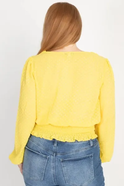 Blusa para dama color amarillo