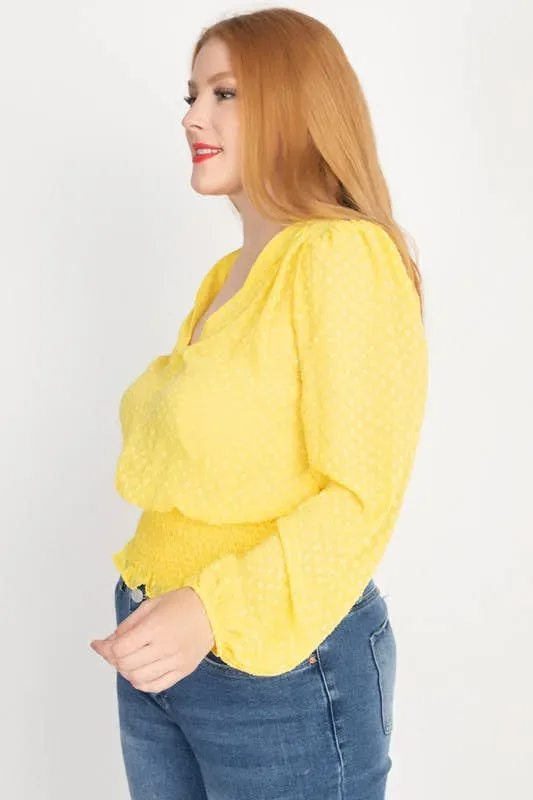 Blusa para dama color amarillo